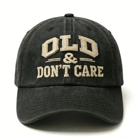 🖤2026 Best Seller · 40% OFF🖤Vintage Distressed “OLD & DON’T CARE” Cap