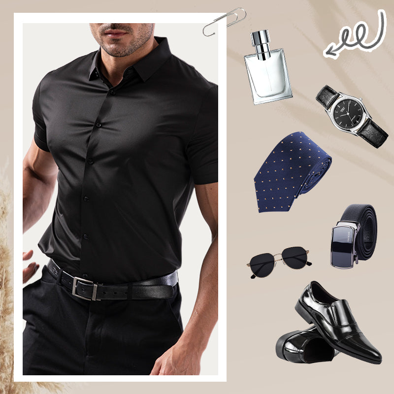 Men's Short Sleeve 4-Way Stretch Shirt