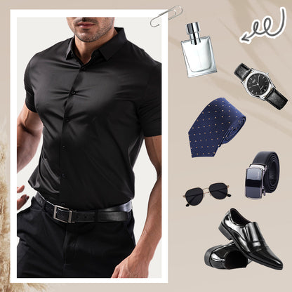 Men's Short Sleeve 4-Way Stretch Shirt