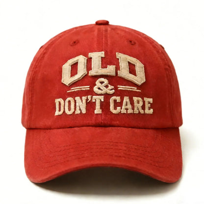 🖤2026 Best Seller · 40% OFF🖤Vintage Distressed “OLD & DON’T CARE” Cap