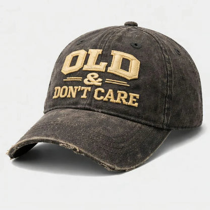 🖤2026 Best Seller · 40% OFF🖤Vintage Distressed “OLD & DON’T CARE” Cap