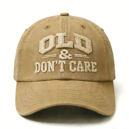 🖤2026 Best Seller · 40% OFF🖤Vintage Distressed “OLD & DON’T CARE” Cap