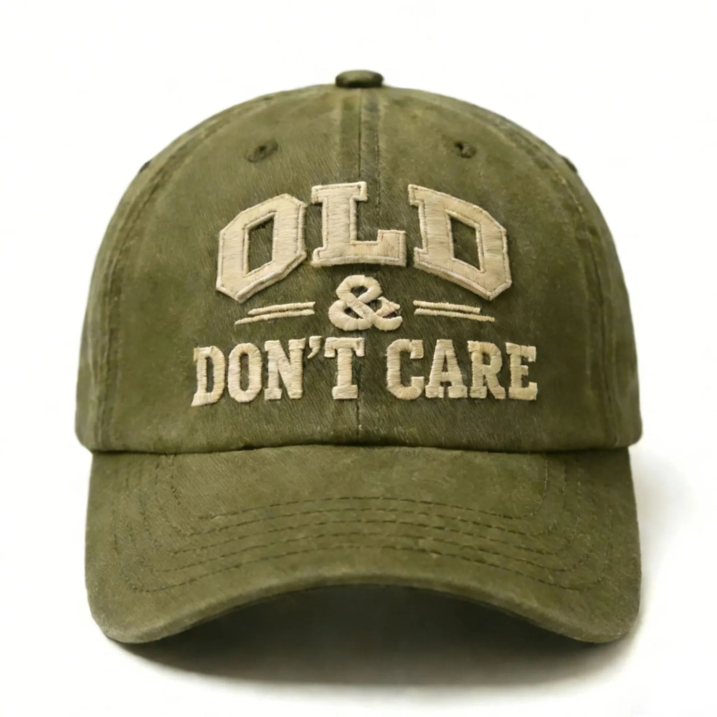 🖤2026 Best Seller · 40% OFF🖤Vintage Distressed “OLD & DON’T CARE” Cap