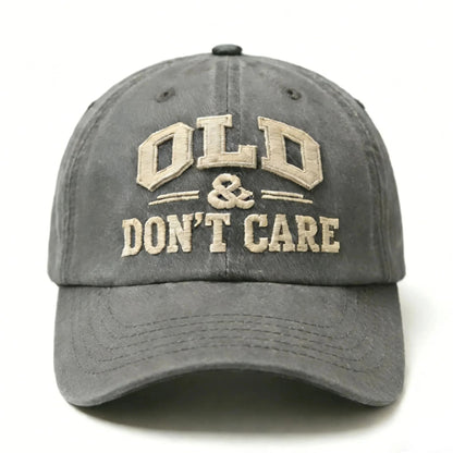 🖤2026 Best Seller · 40% OFF🖤Vintage Distressed “OLD & DON’T CARE” Cap
