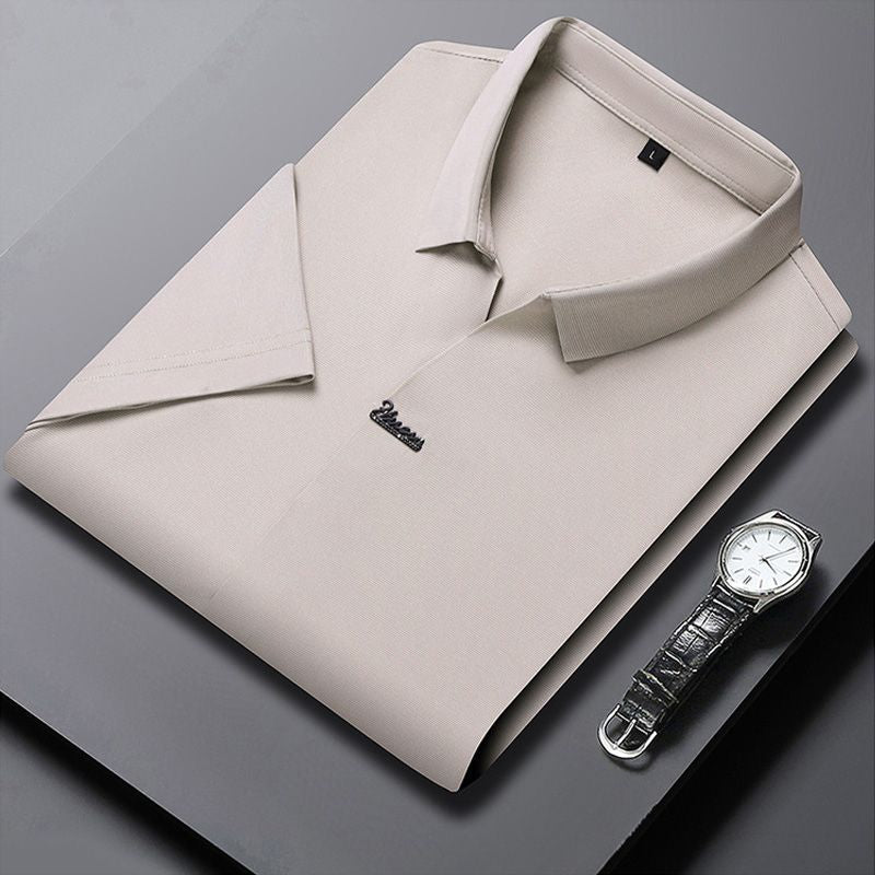 🔥Men’s Casual Lapel Breathable Wrinkle-free T-shirt