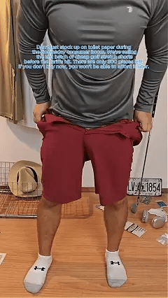 Men's Stretch Quick Dry Casual Work Golf Shorts