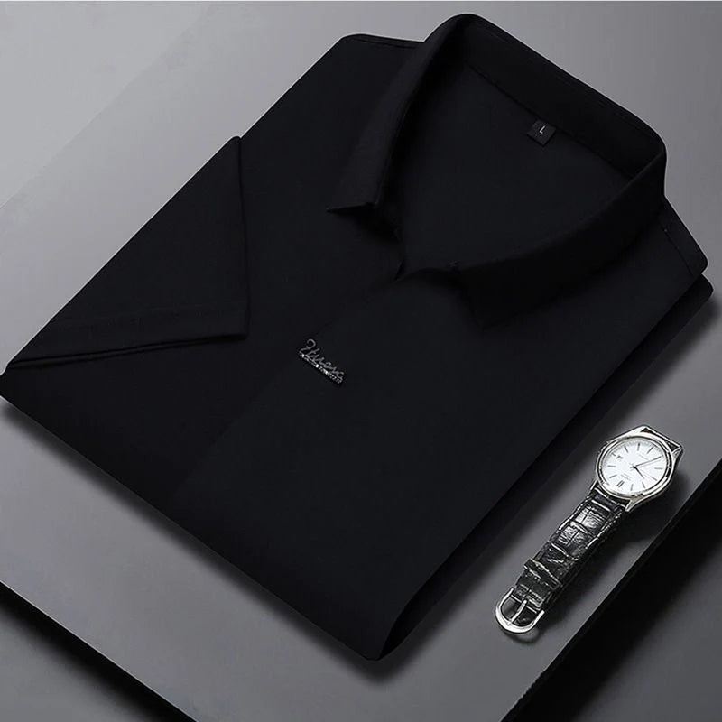 🔥Men’s Casual Lapel Breathable Wrinkle-free T-shirt