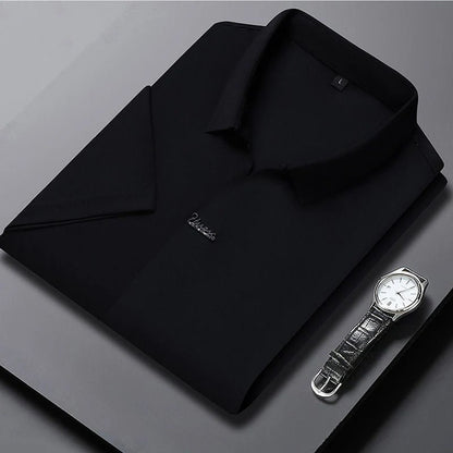 🔥Men’s Casual Lapel Breathable Wrinkle-free T-shirt
