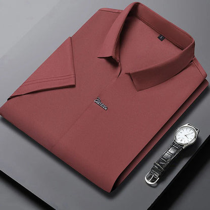 🔥Men’s Casual Lapel Breathable Wrinkle-free T-shirt