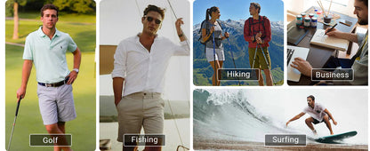 Men's Stretch Quick Dry Casual Work Golf Shorts
