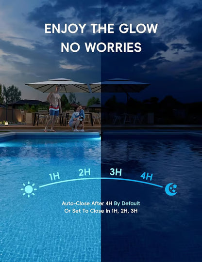 Poolside Solar Light for Swimming Pool