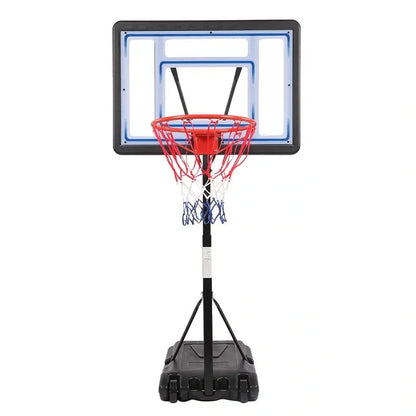 Portable Pool Basketball Hoop and Volleyball Set for Swimming Pools With Two Ball