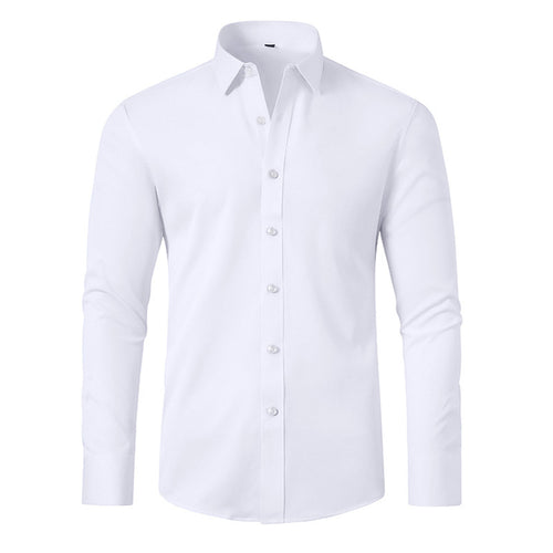 Dress Shirts 16-Way Stretch Slim Fit Long Sleeve Button Down Shirts Wrinkle Free Traveler Shirts