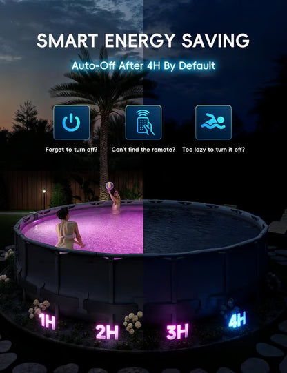 Poolside Solar Light for Swimming Pool