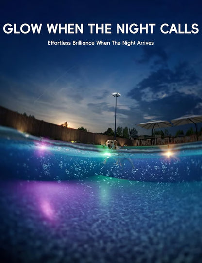 Poolside Solar Light for Swimming Pool